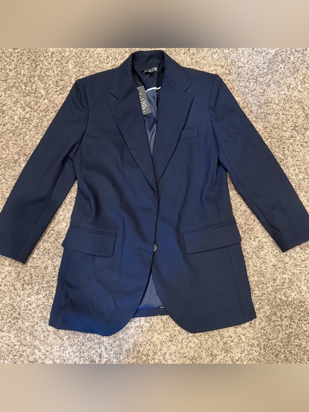 J. Crew Women’s Navy Two-Button Blazer